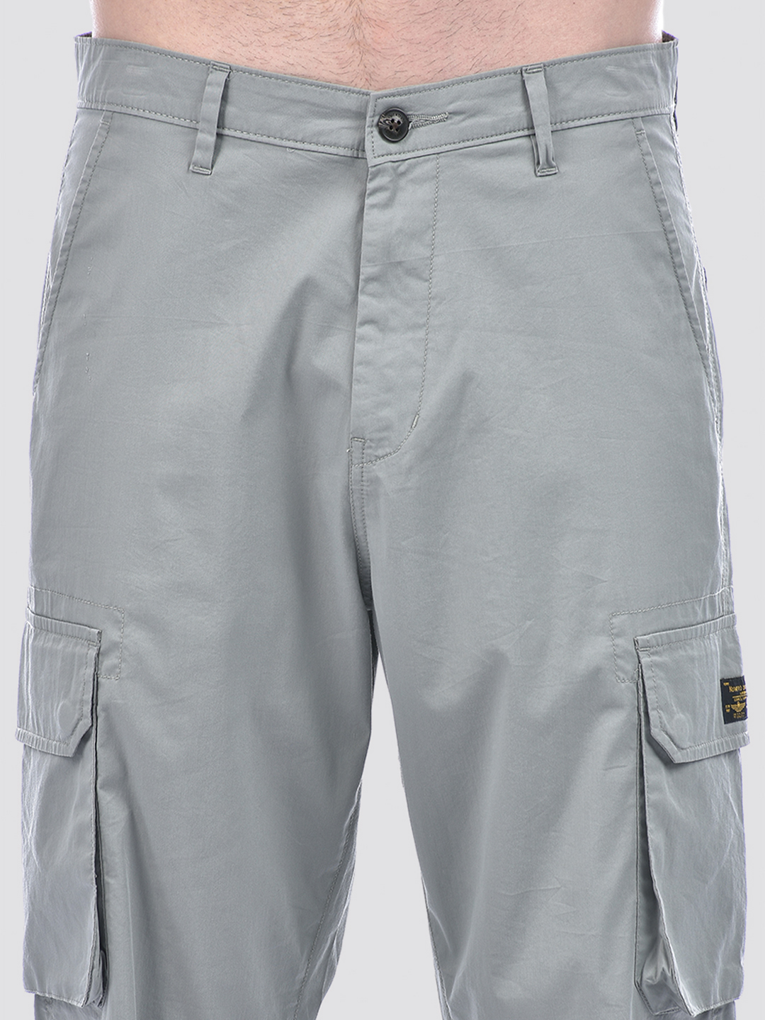Numero Uno Men Grey Cargo Pants